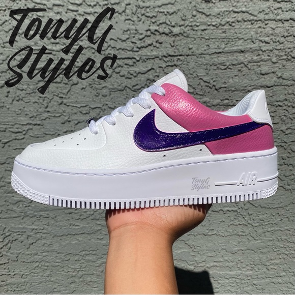 Nike Shoes - 💞NEW💞 CUSTOM NIKE AIR FORCE 1 LOW SAGE